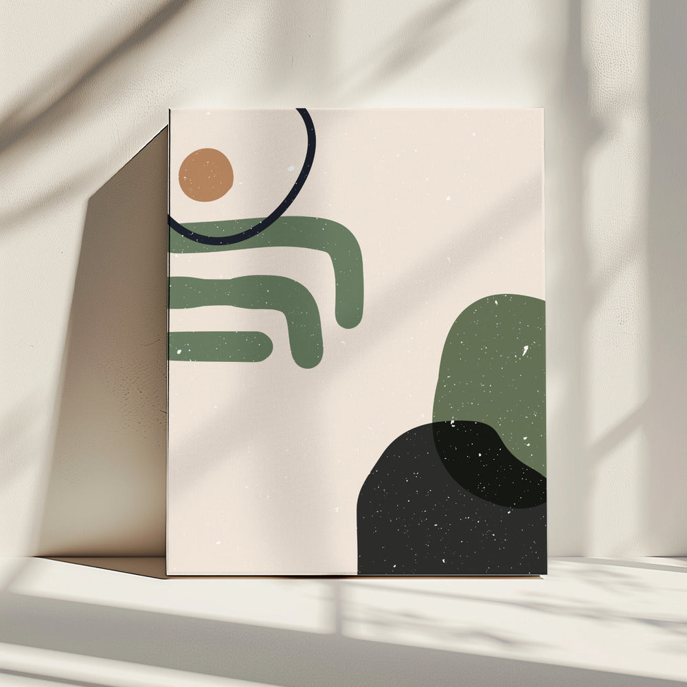 Abstracte compositie 7 | Canvas