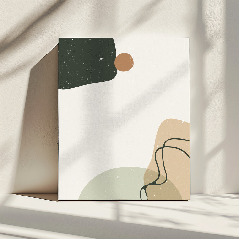 Abstracte compositie 8 | Canvas