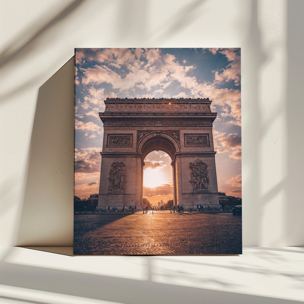 Gouden Boog van Parijs | Canvas