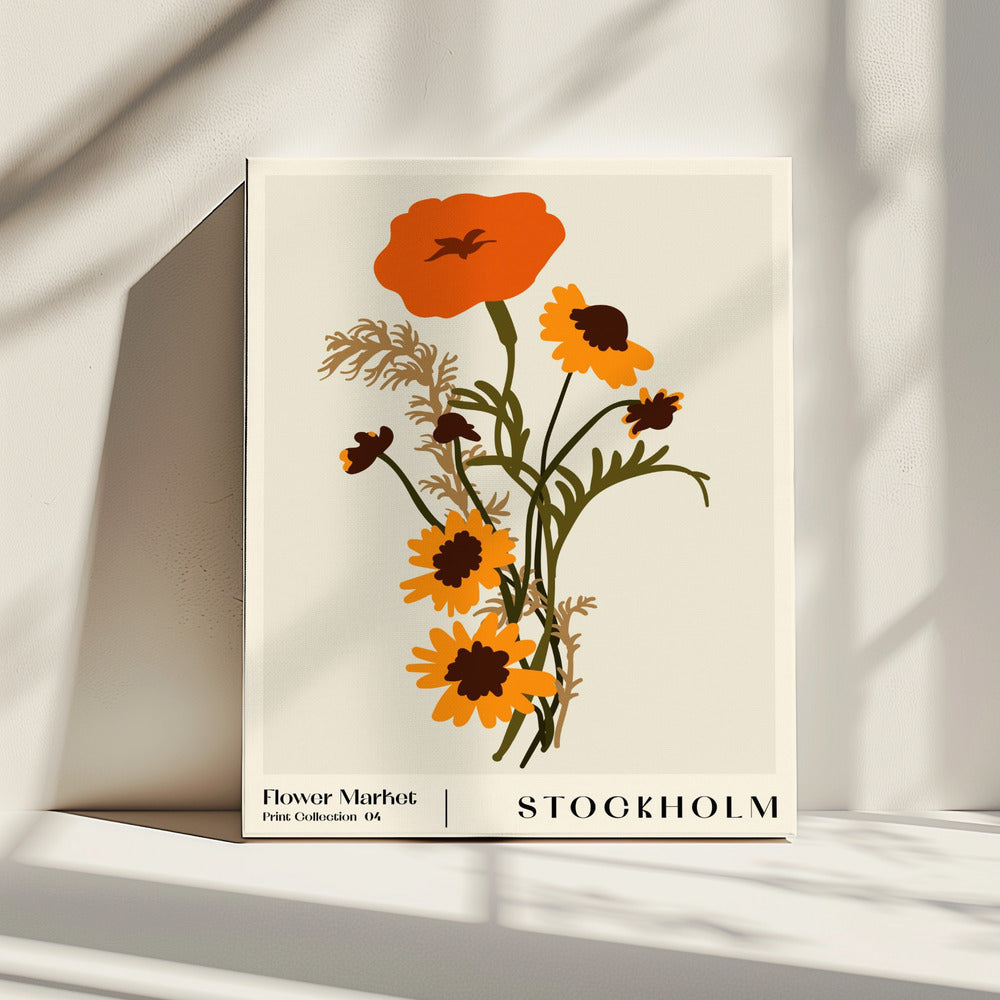 Bloemenmarkt. Stockholm | Canvas