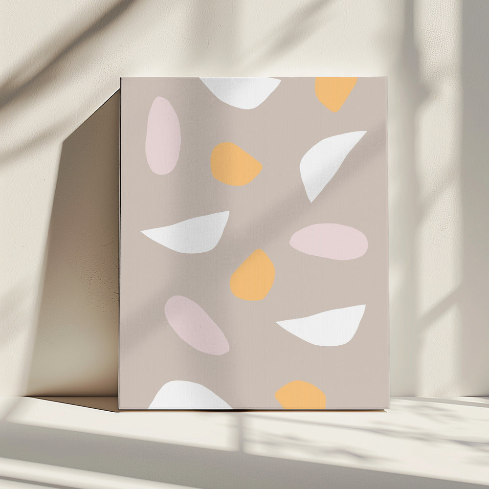 Minimalistische pastelvormen | Canvas