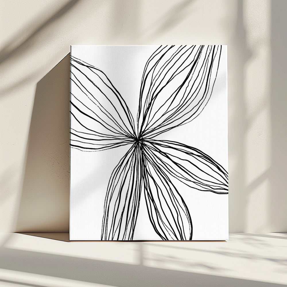 Elegante bloemblaadjes | Canvas