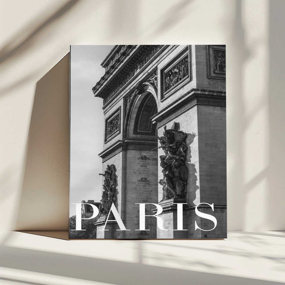 Parijs Tekst 6 | Canvas
