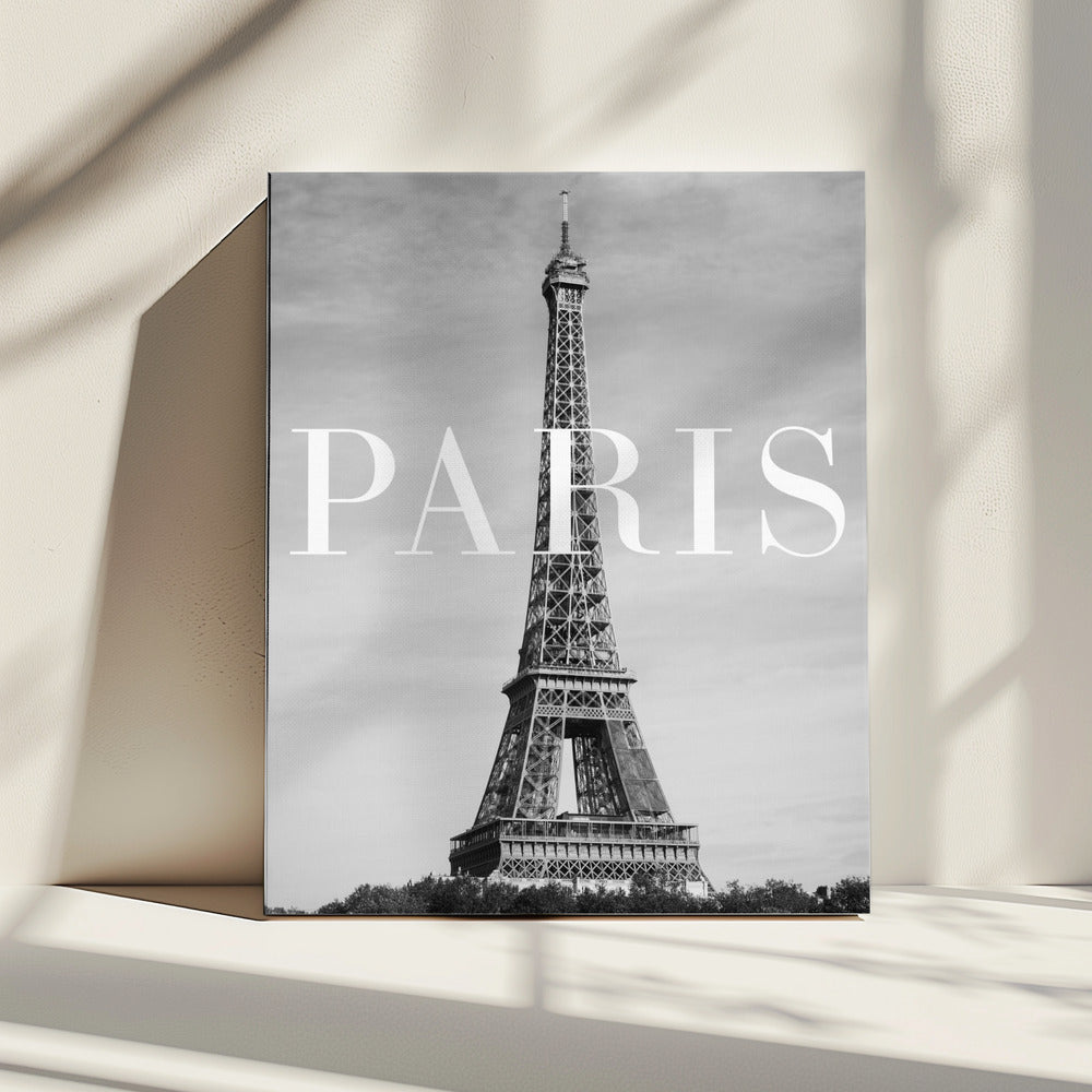 Parijs Tekst 2 | Canvas