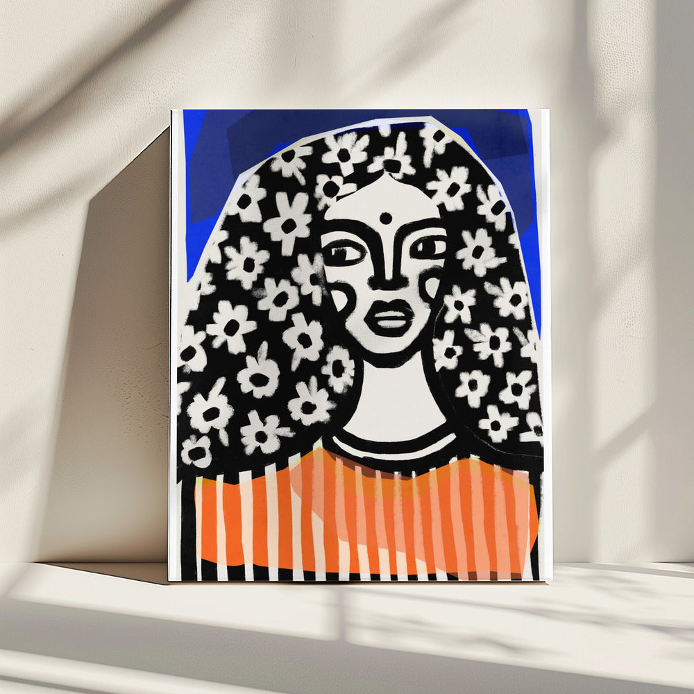 Bloemen Majesteit | Canvas