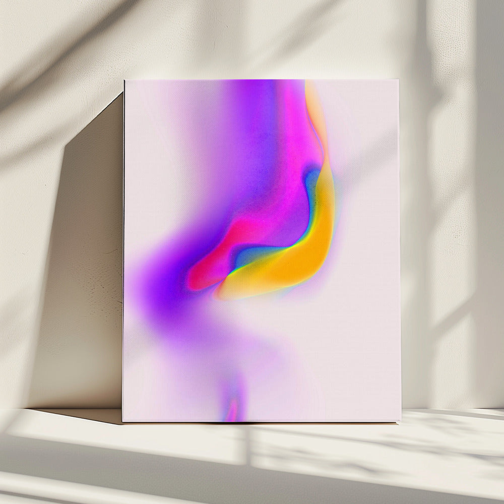 Neon Draaikolk | Canvas