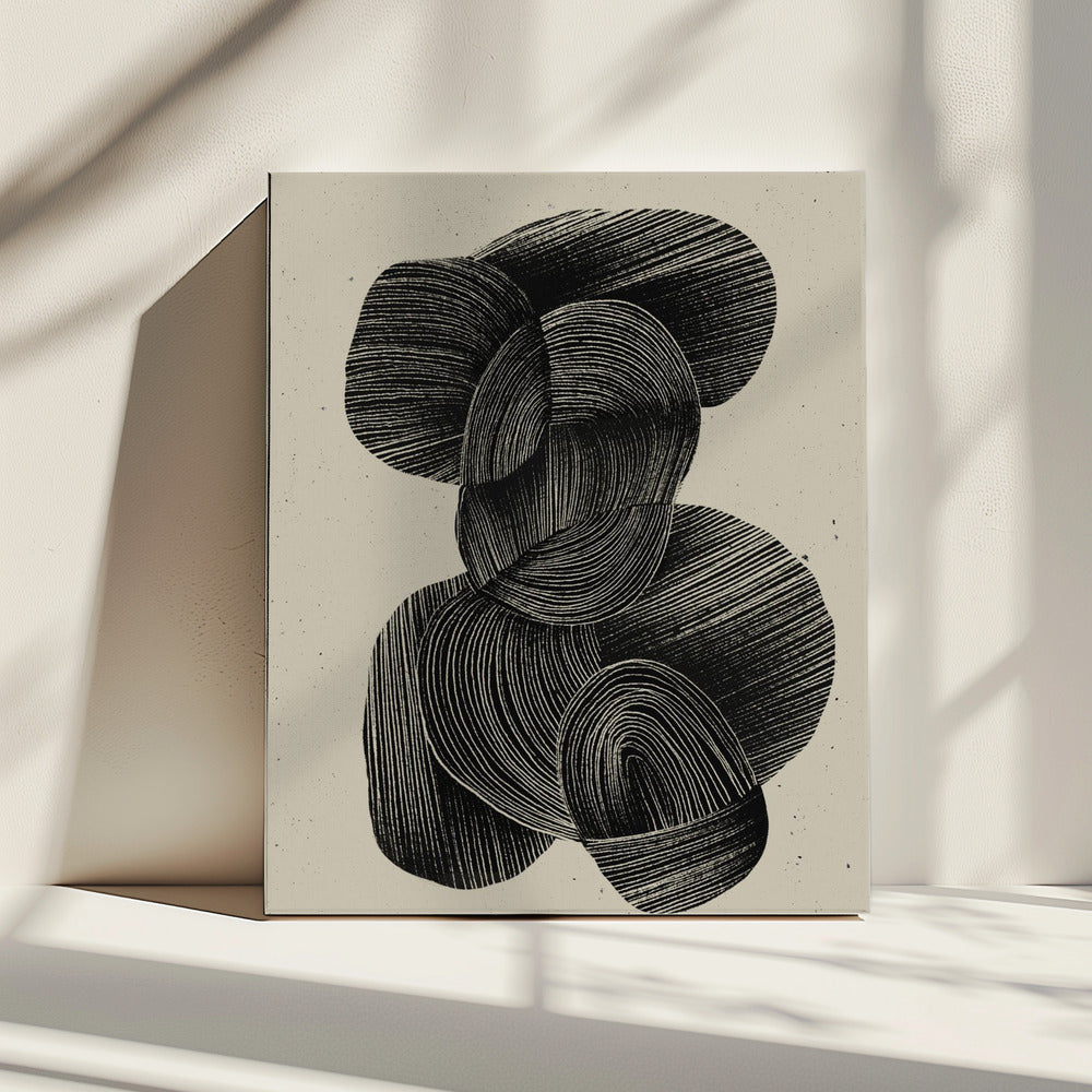Vloeiende echo's | Canvas