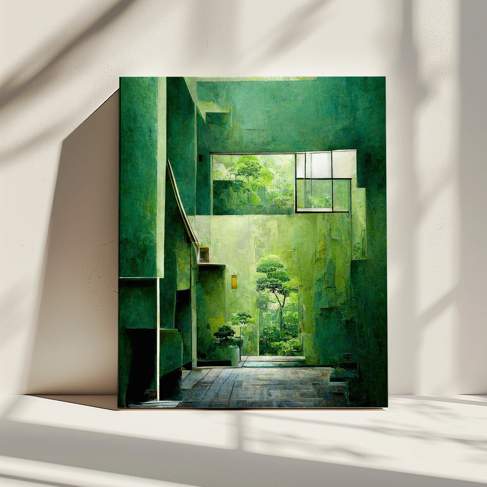Smaragd Heiligdom | Canvas