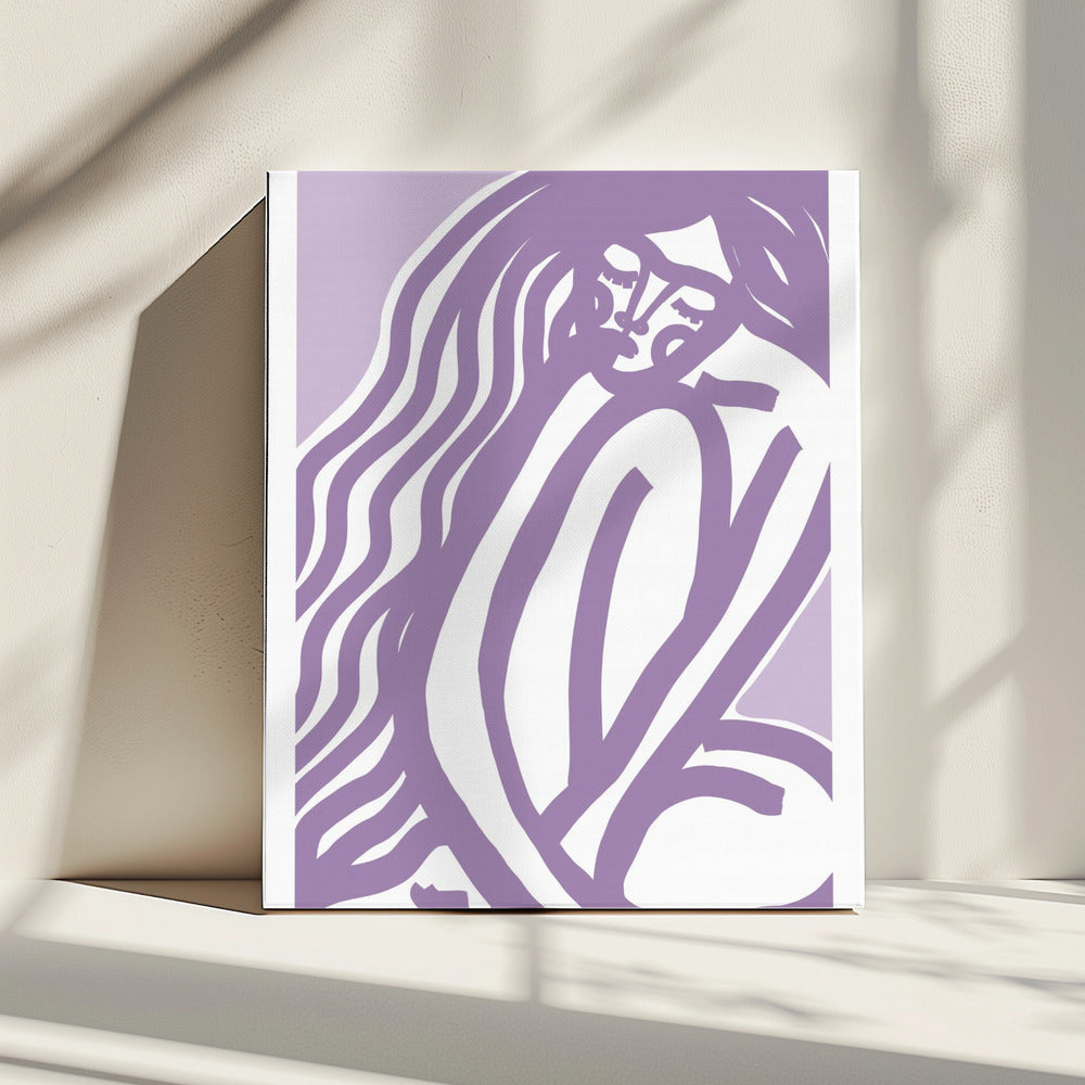 Sereen silhouet | Canvas