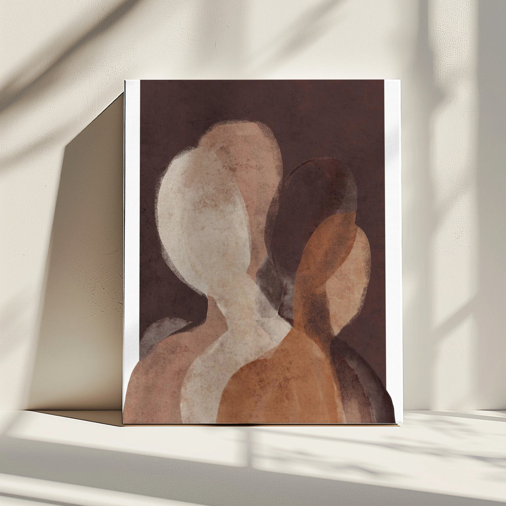 Gelaagde schaduwen | Canvas