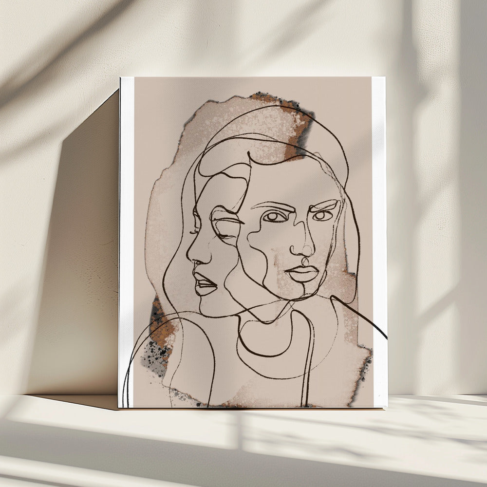 Dualiteit in lijnen | Canvas