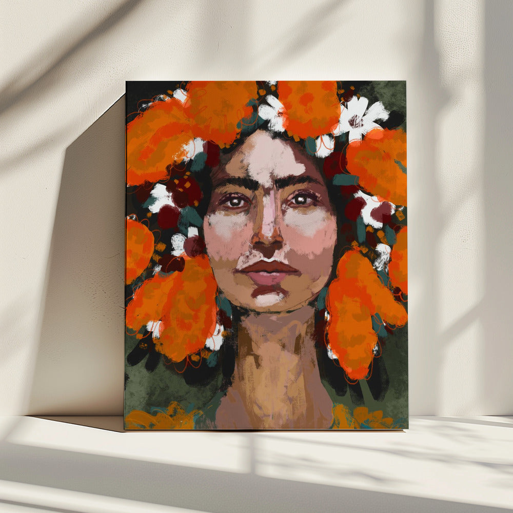 Levendige blik | Canvas