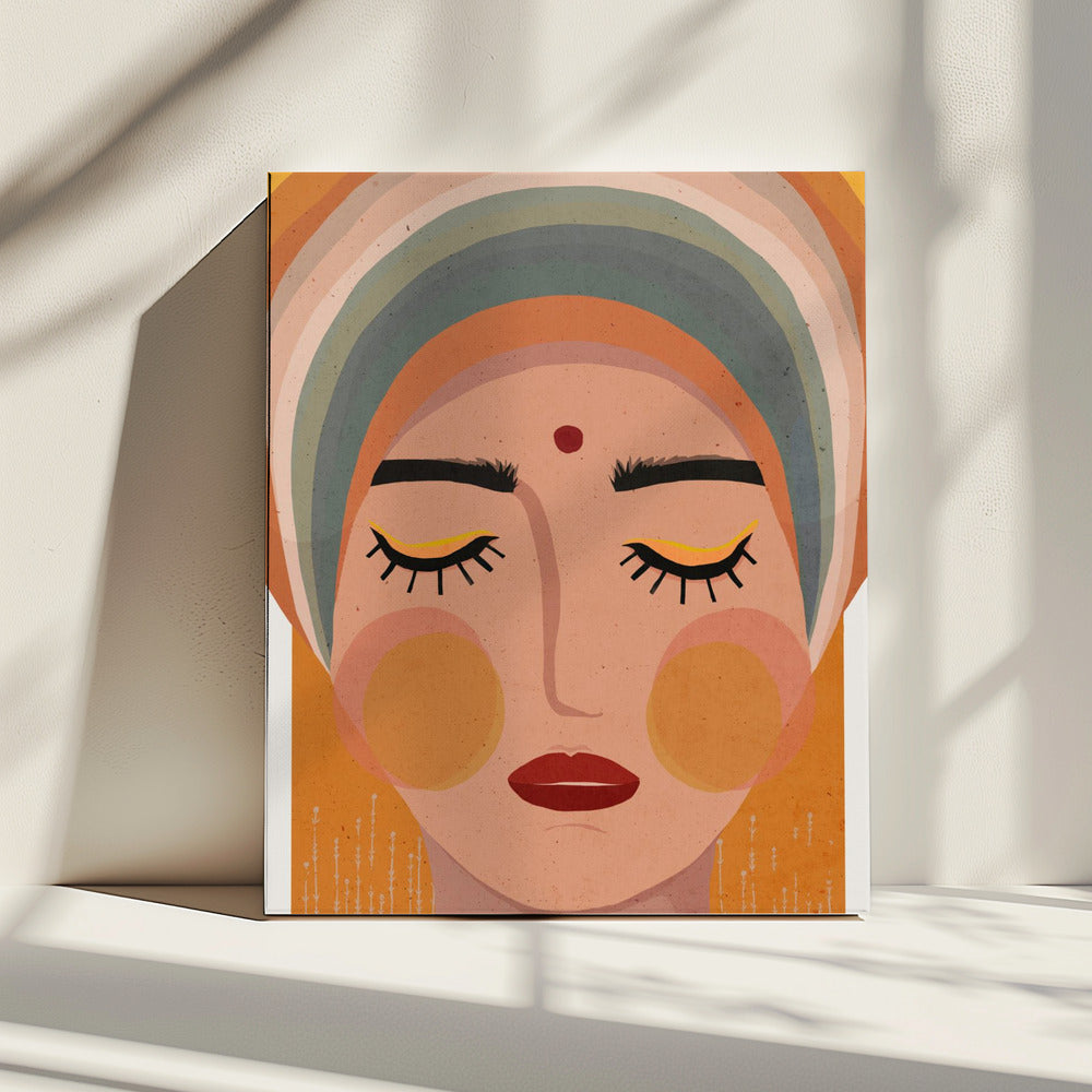 Serene contemplatie | Canvas