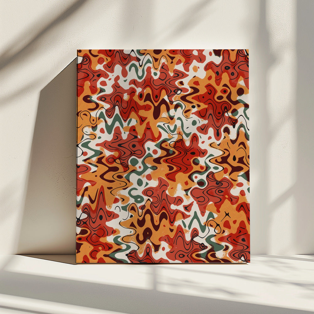 Levendige Chaos | Canvas