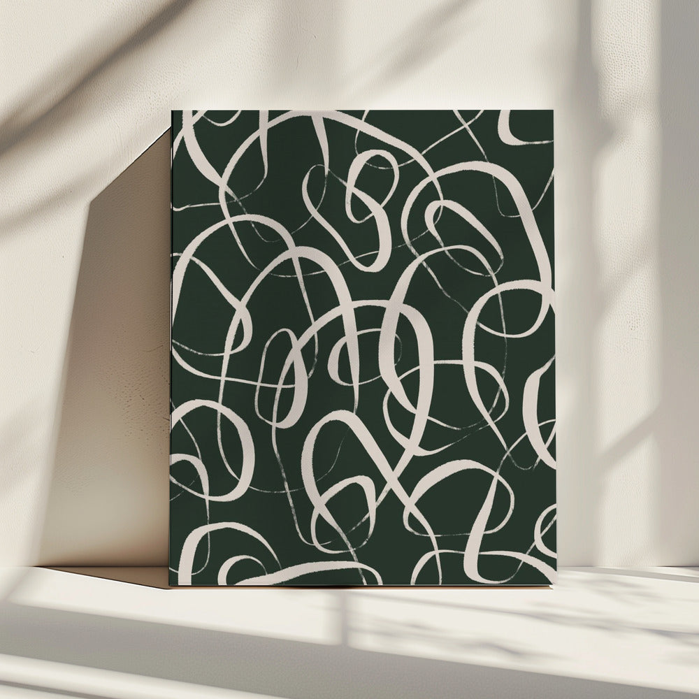 Wervelende lijnen | Canvas
