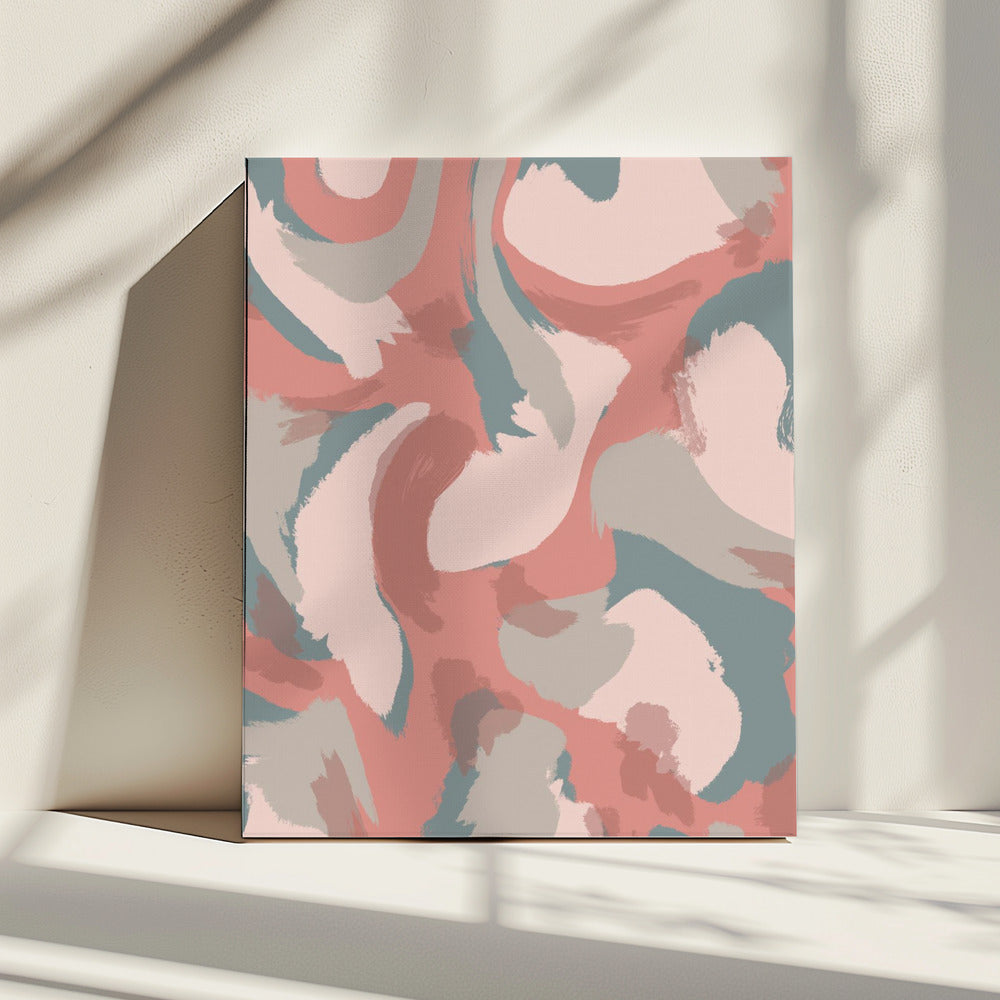 Wervelende tinten | Canvas