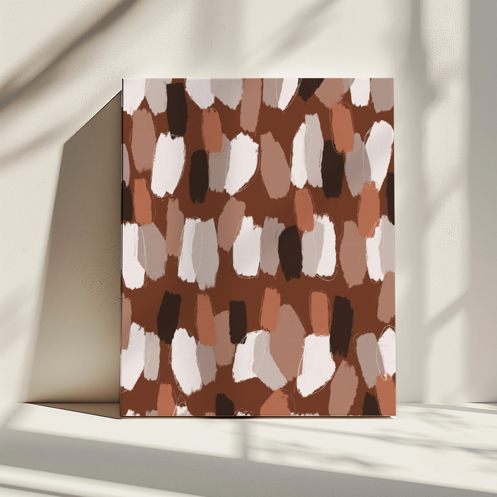 Aardse penseelstreken | Canvas