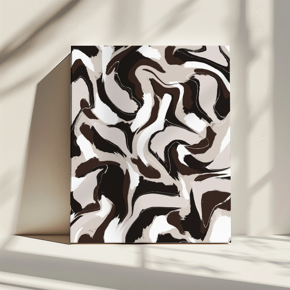 Wervelende aardtinten | Canvas
