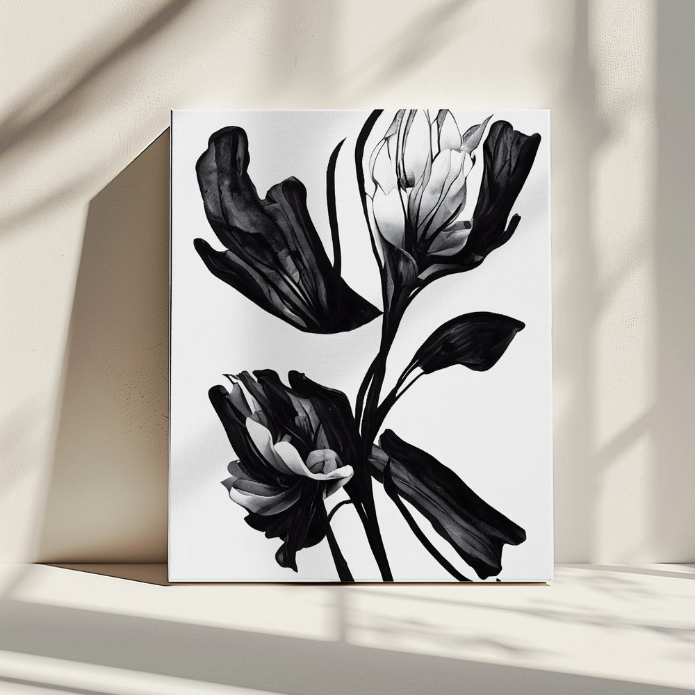 Black Flower | Canvas