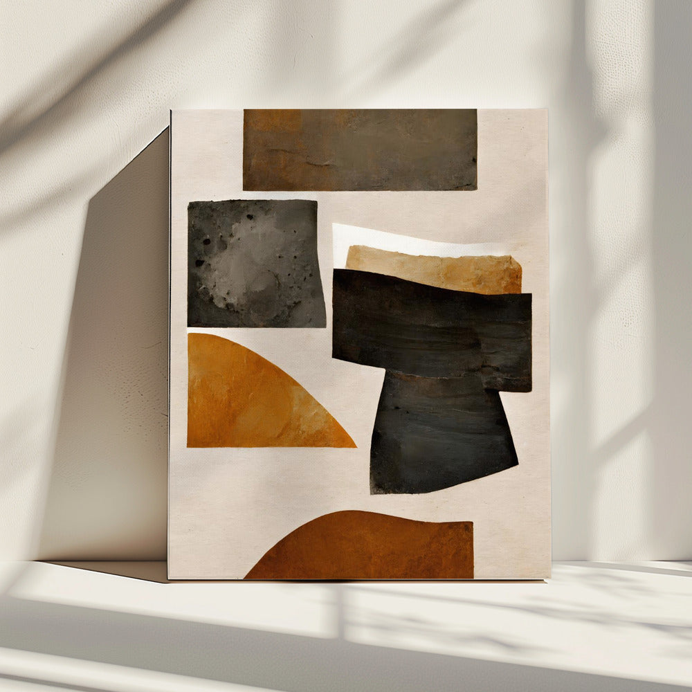 Roestige vormen | Canvas