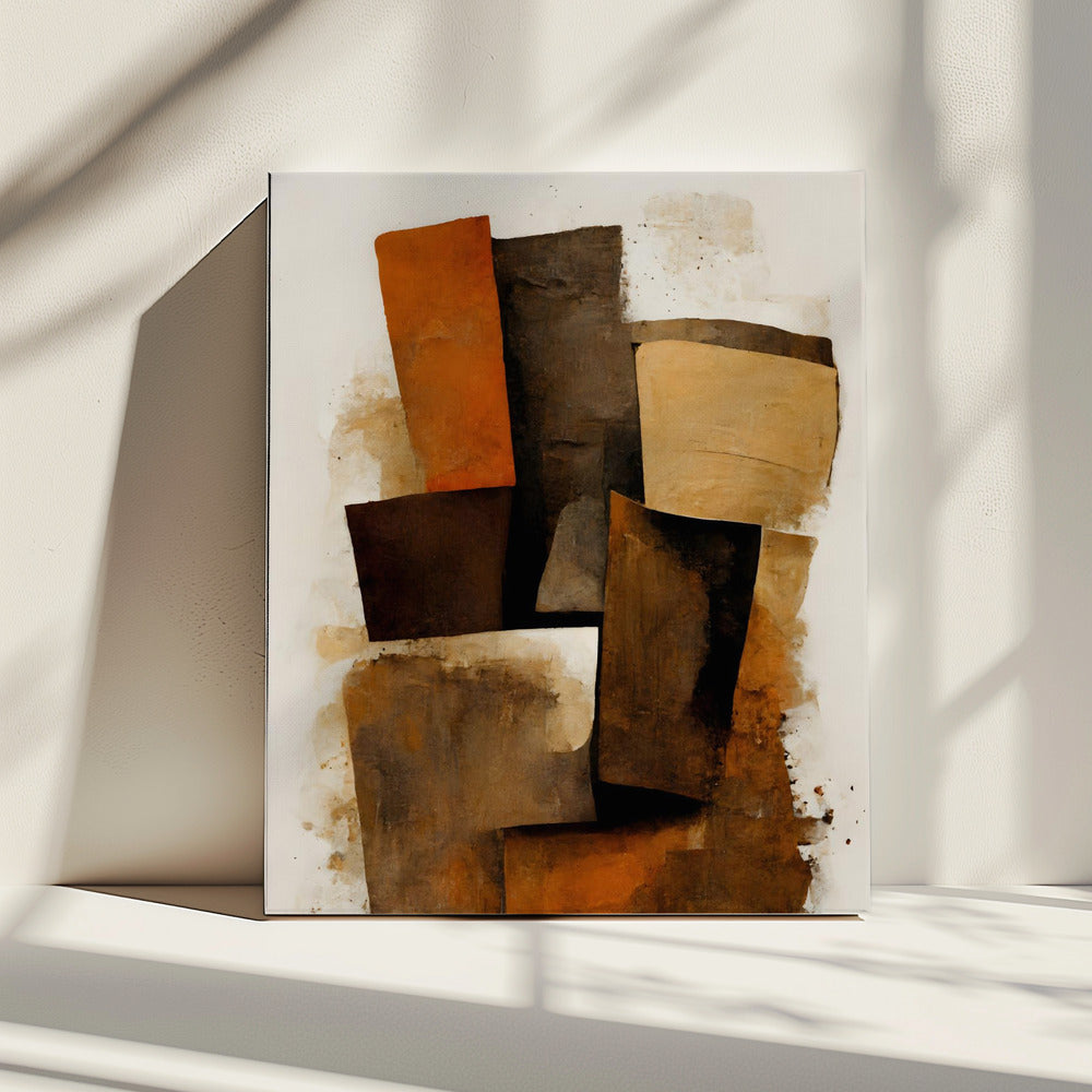 Earthy Layers | Canvas