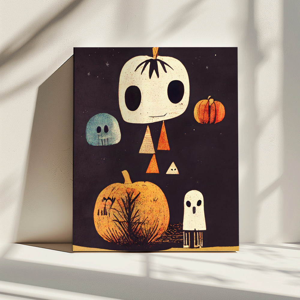 Grillige Spookverschijningen | Canvas