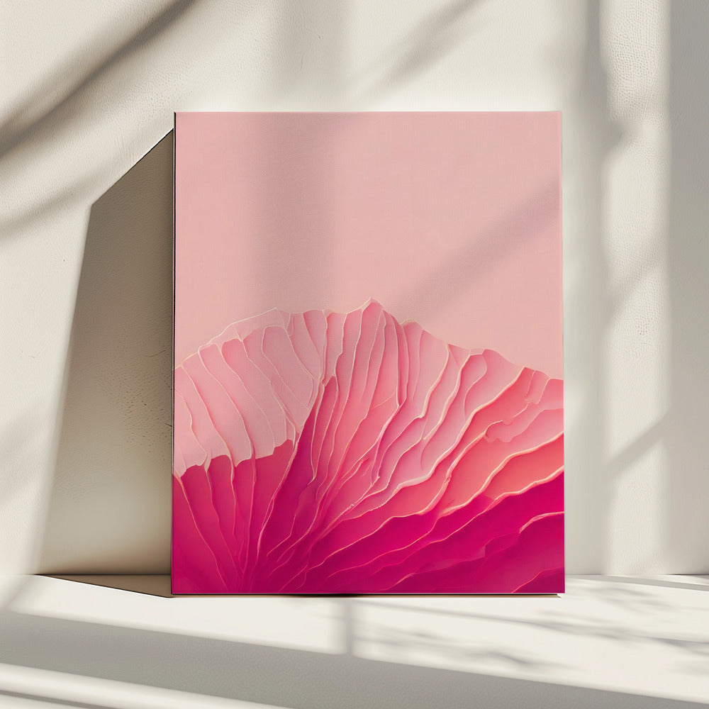 Bloemblaadjesgolven | Canvas
