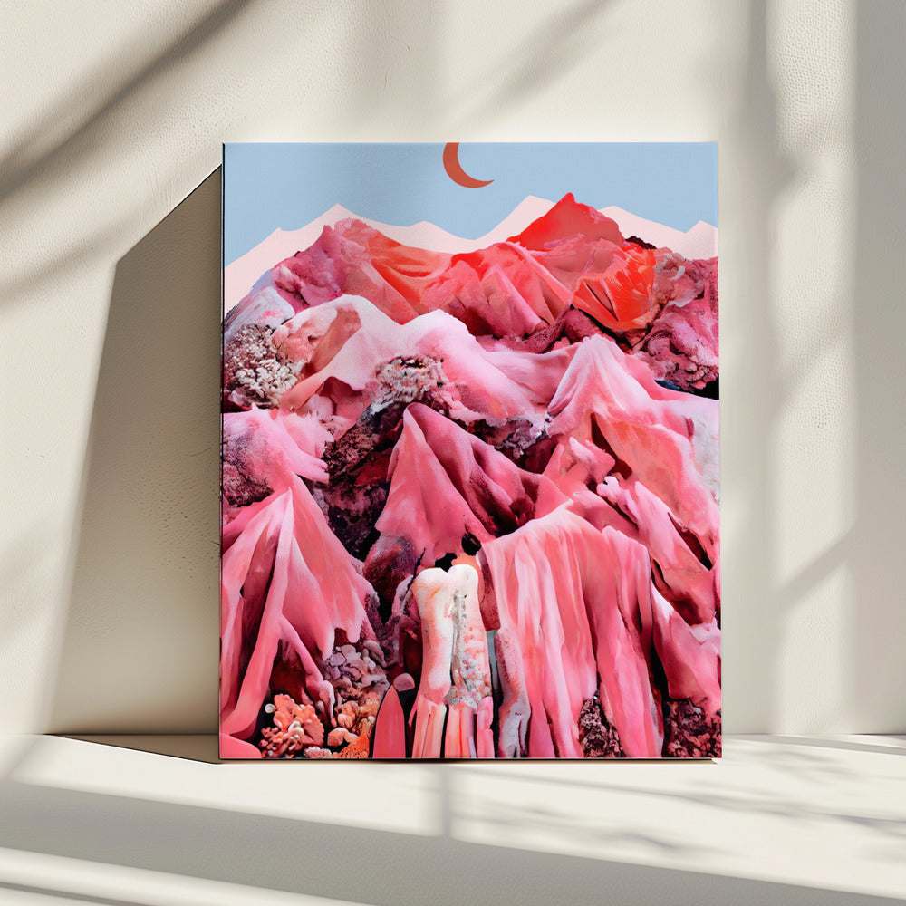 Crimson Dreamscape | Canvas