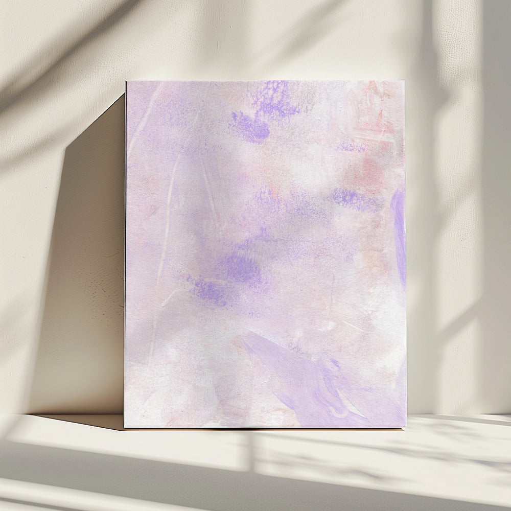 Zachte pasteltinten van lavendel en roze | Canvas