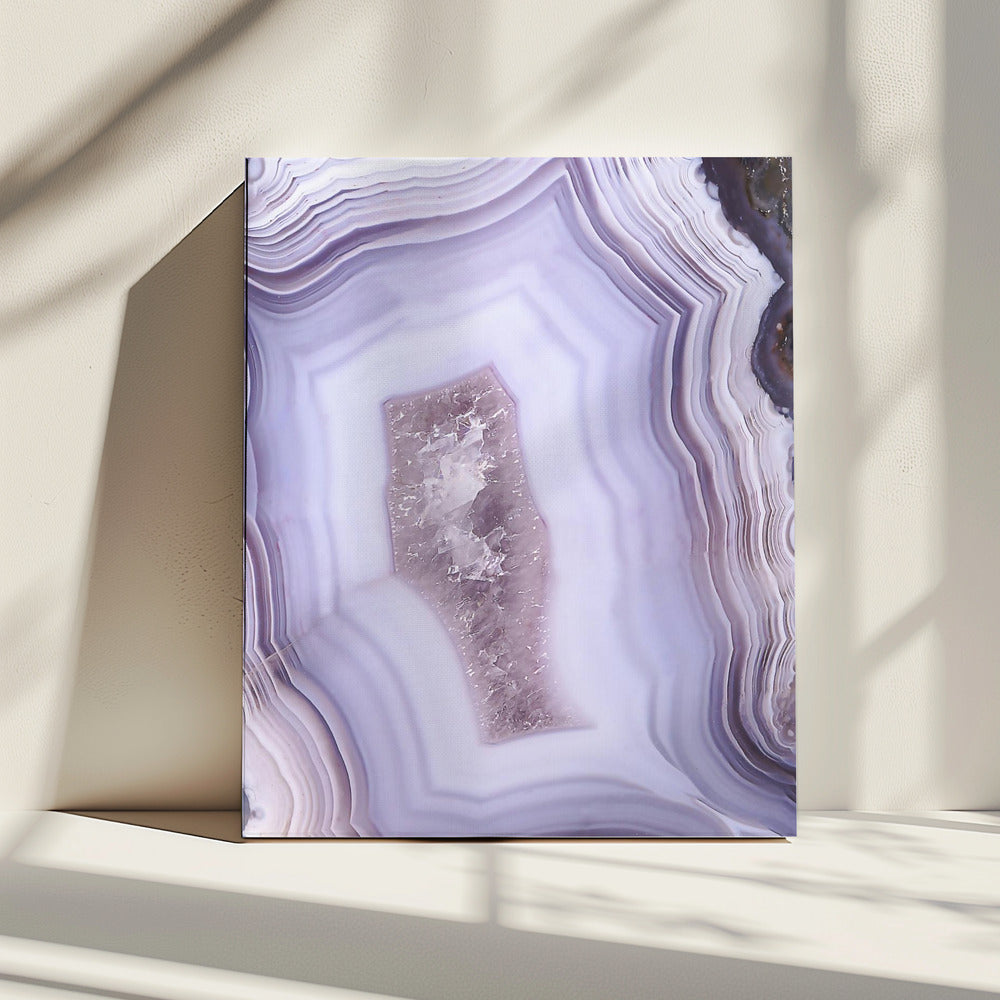 Paarse Agaat | Canvas