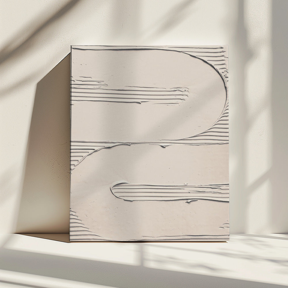 Moddertextuur 11 Beige | Canvas