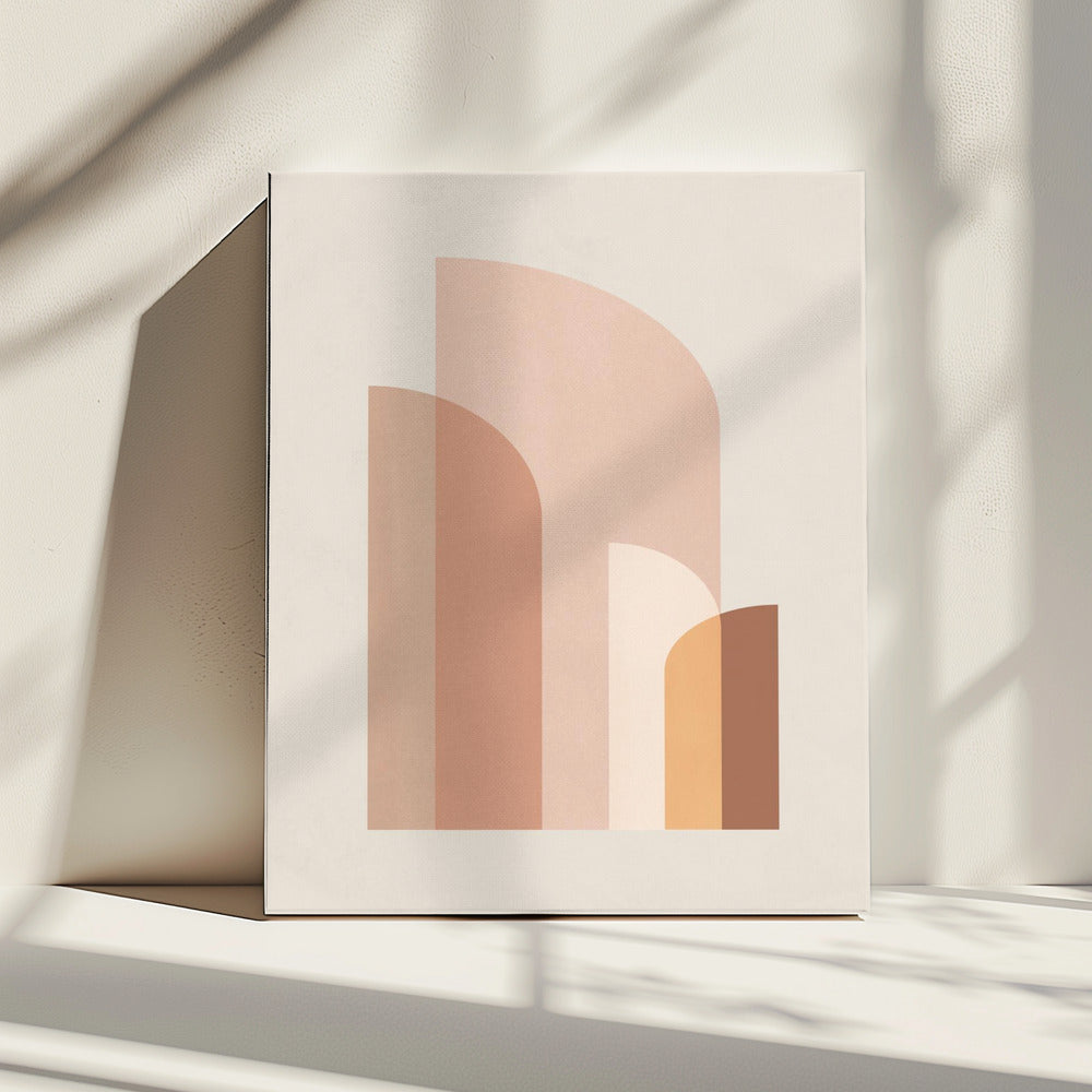 Retro Geometrisch IV | Canvas