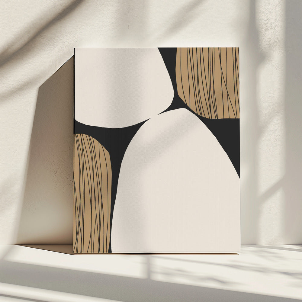 Abstracte aardtinten | Canvas