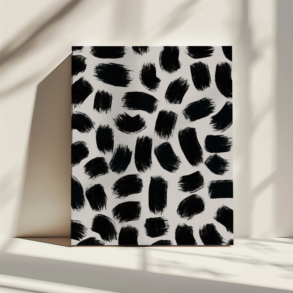 Monochrome lijnen | Canvas
