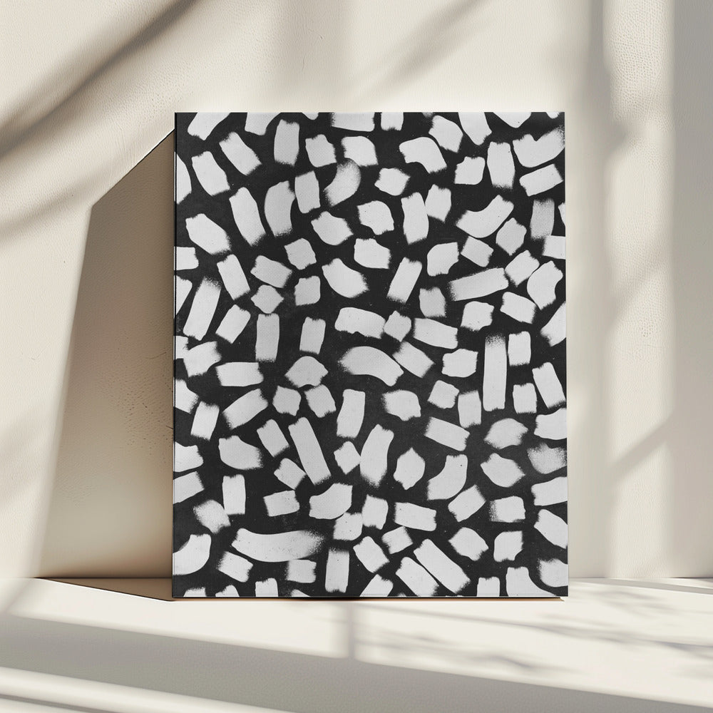 Monochrome lijnen | Canvas