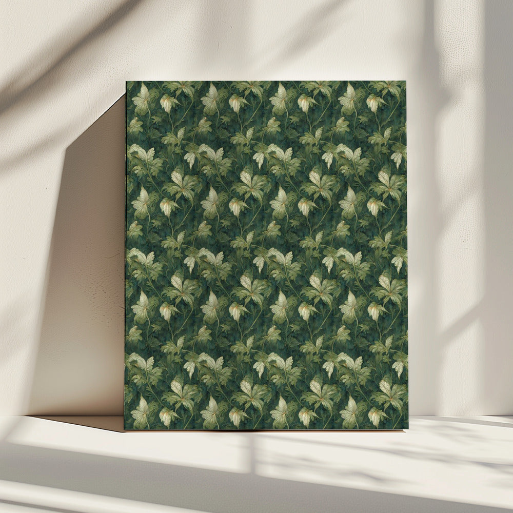 Groene Bloesem Wandtapijt | Canvas