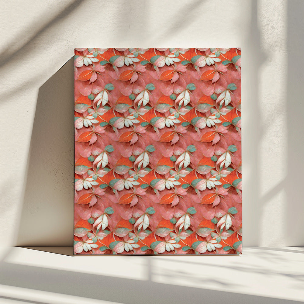 Herfstbloemblaadjesdans | Canvas
