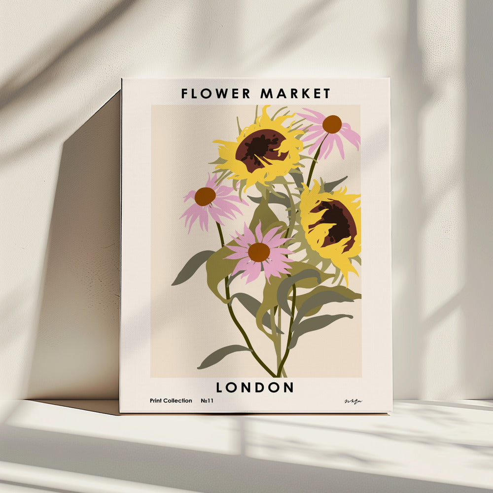 Bloemenmarkt. Londen | Canvas