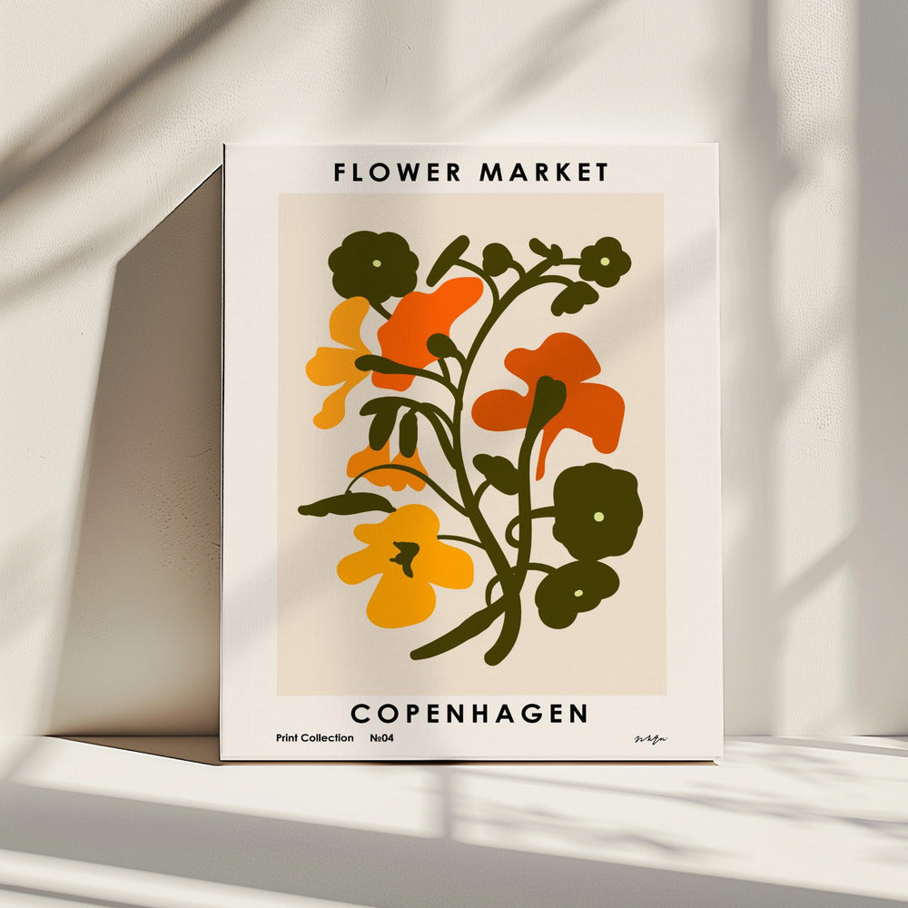 Bloemenmarkt. Kopenhagen | Canvas