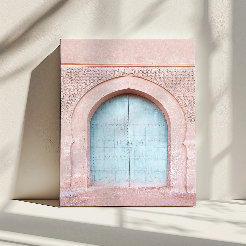 Turquoise Deur | Canvas