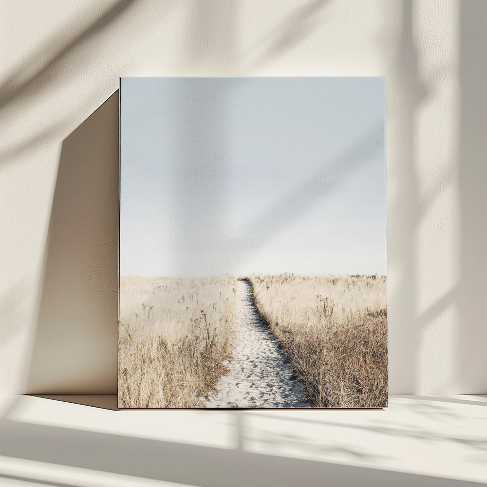Naar het strand | Canvas