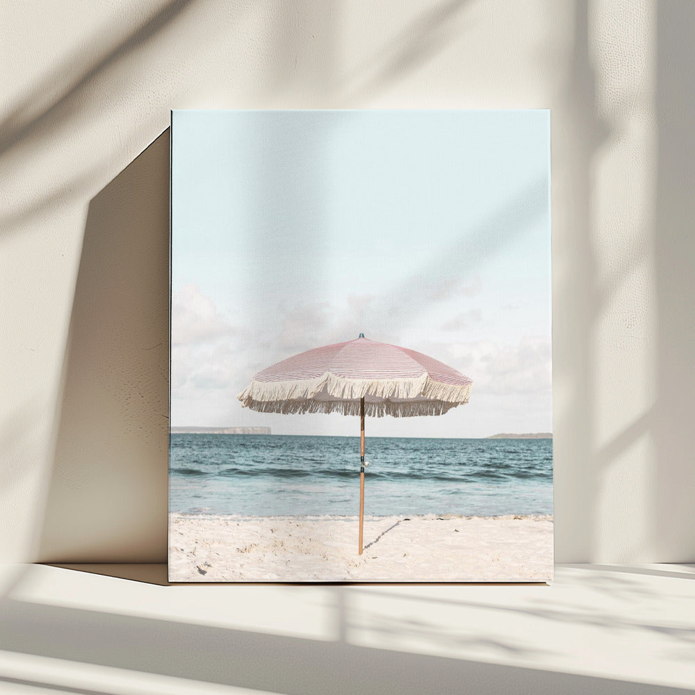 Roze paraplu | Canvas