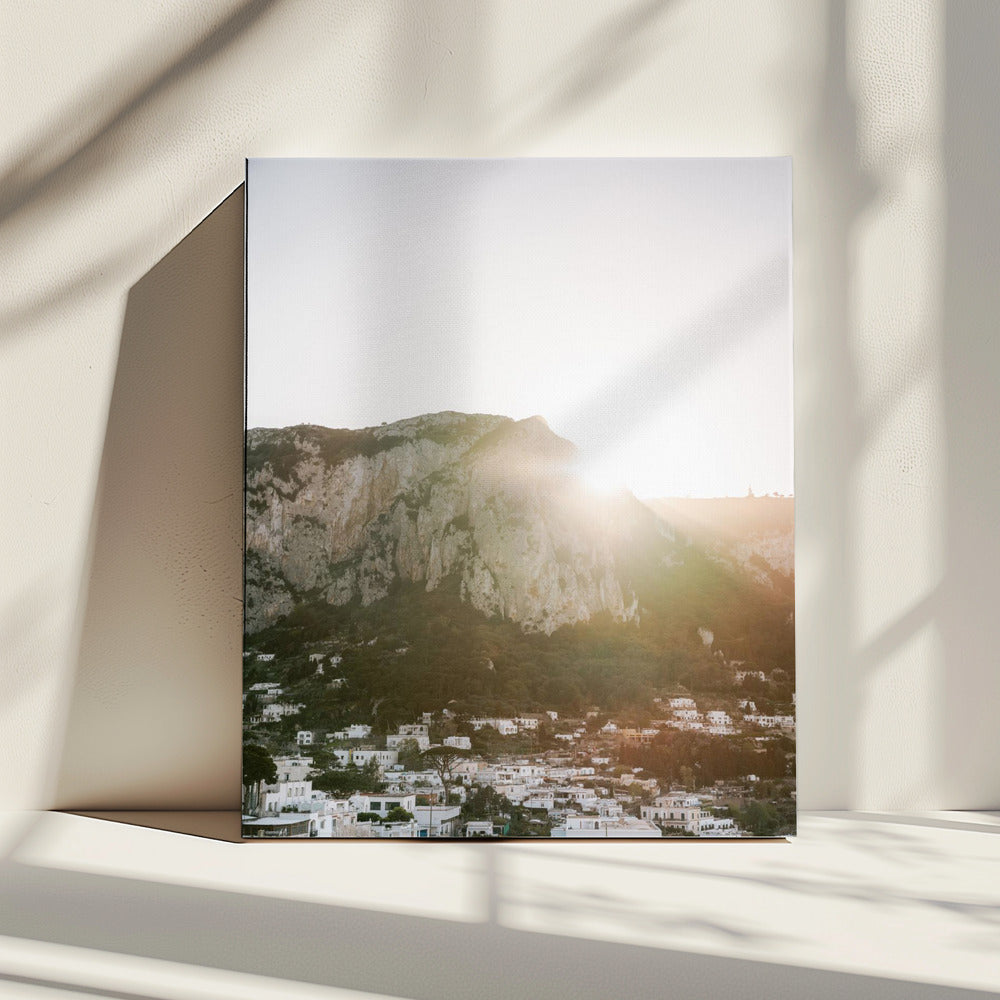 Capri Zonsondergang | Canvas