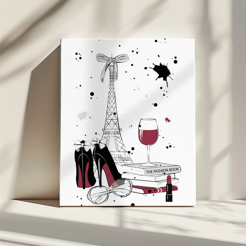Chique Parijse nacht | Canvas