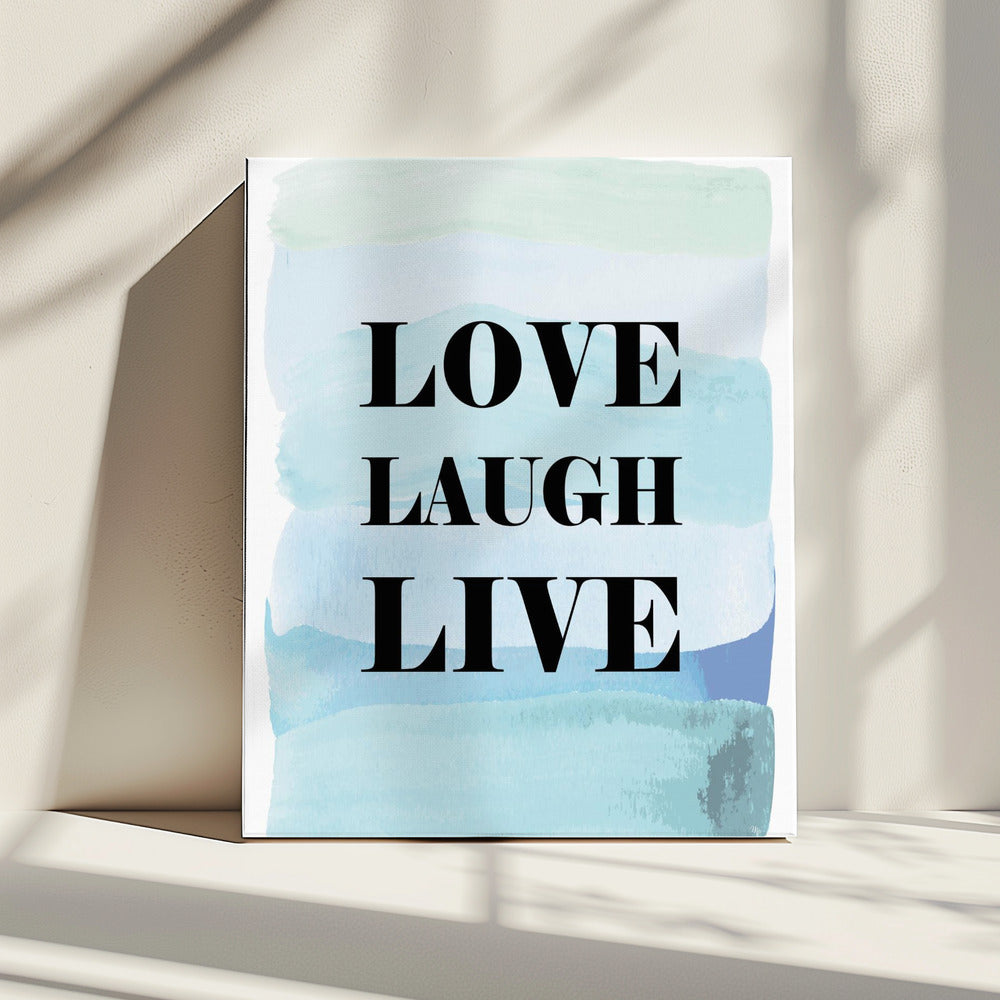 Leef altijd vreugdevol | Canvas