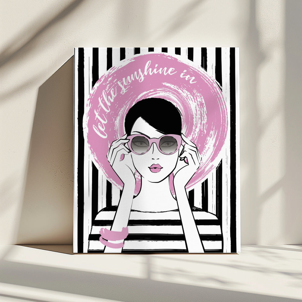 Roze zonnebril Vibe | Canvas