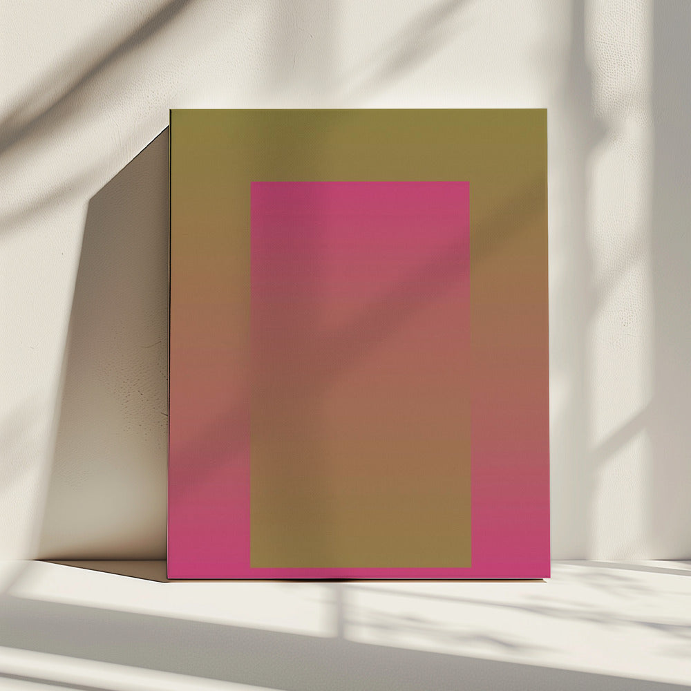 Gedurfde roze poort | Canvas