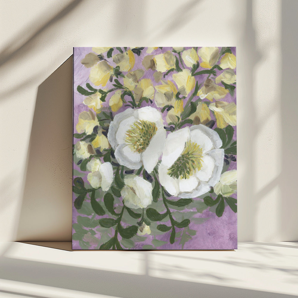 Raelynna's schilderachtige bloemen | Canvas