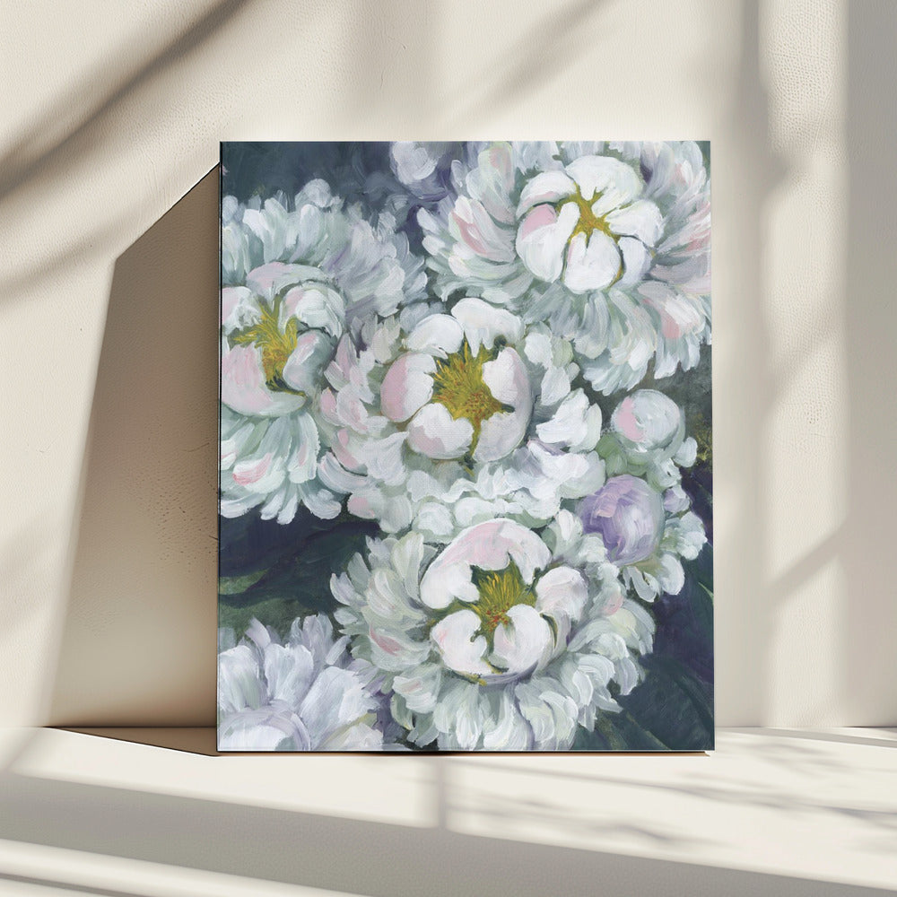 Willoh's schilderachtige pioenrozen | Canvas