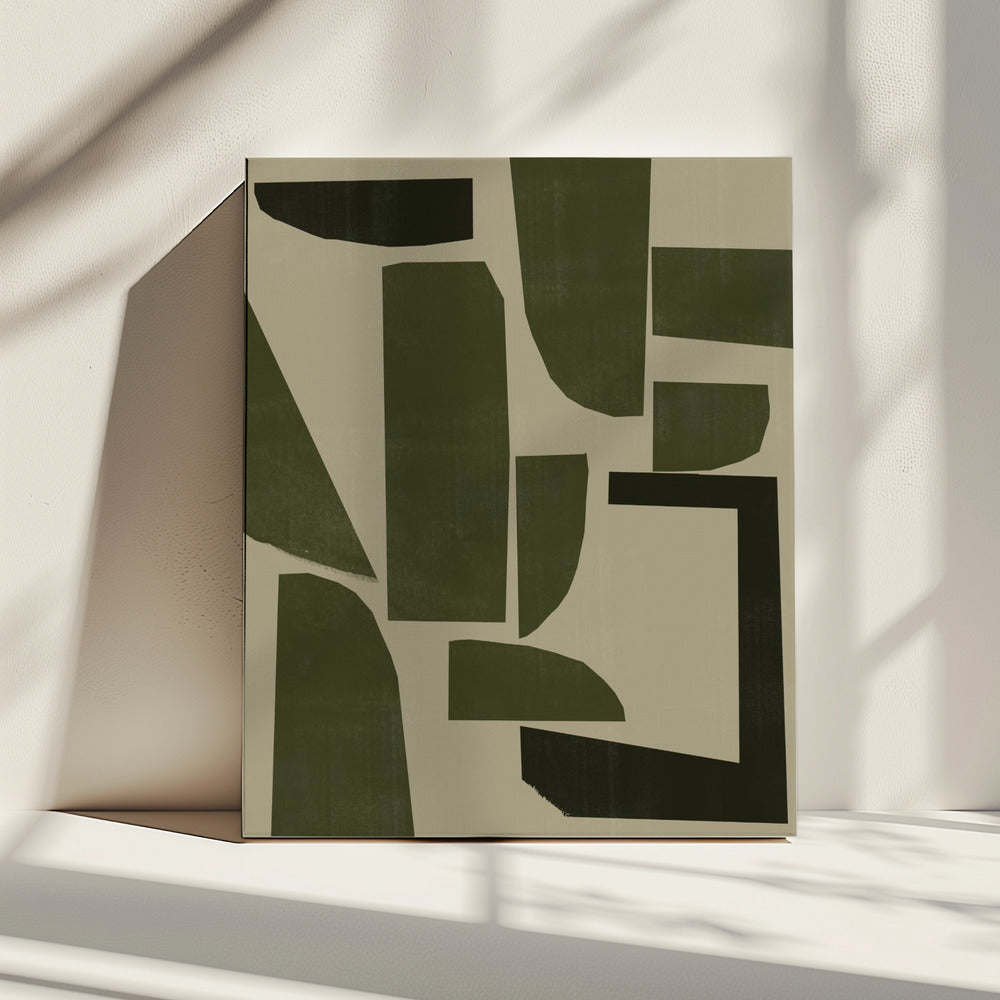 Abstracte Schaduwen | Canvas